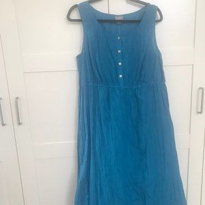 NWT J JILL Cotton/Silk Tank Dress,  L Petite